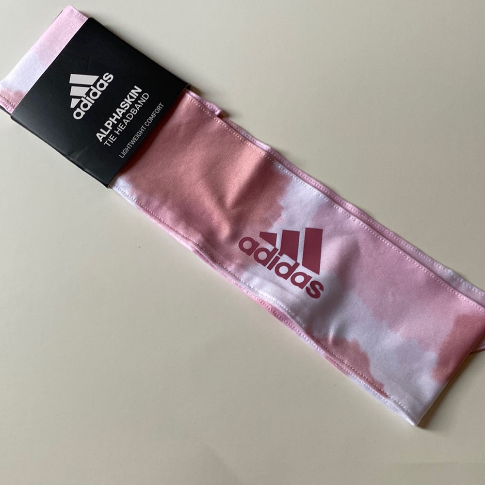 Adidas pink headband